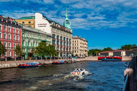 Афиша: Обзорная по Петербургу с речным круизом на теплоходе в Санкт-Петербурге 4 августа 2026