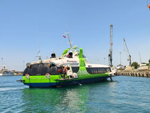 Афиша: Из Адлера до Сириуса всего за 20 минут по морю на «Комете» в Сочи 10 сентября 2026