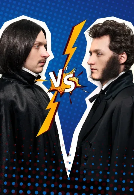 Афиша: Нос к носу: Гоголь/Пушкин в Москве 8 января 2027
