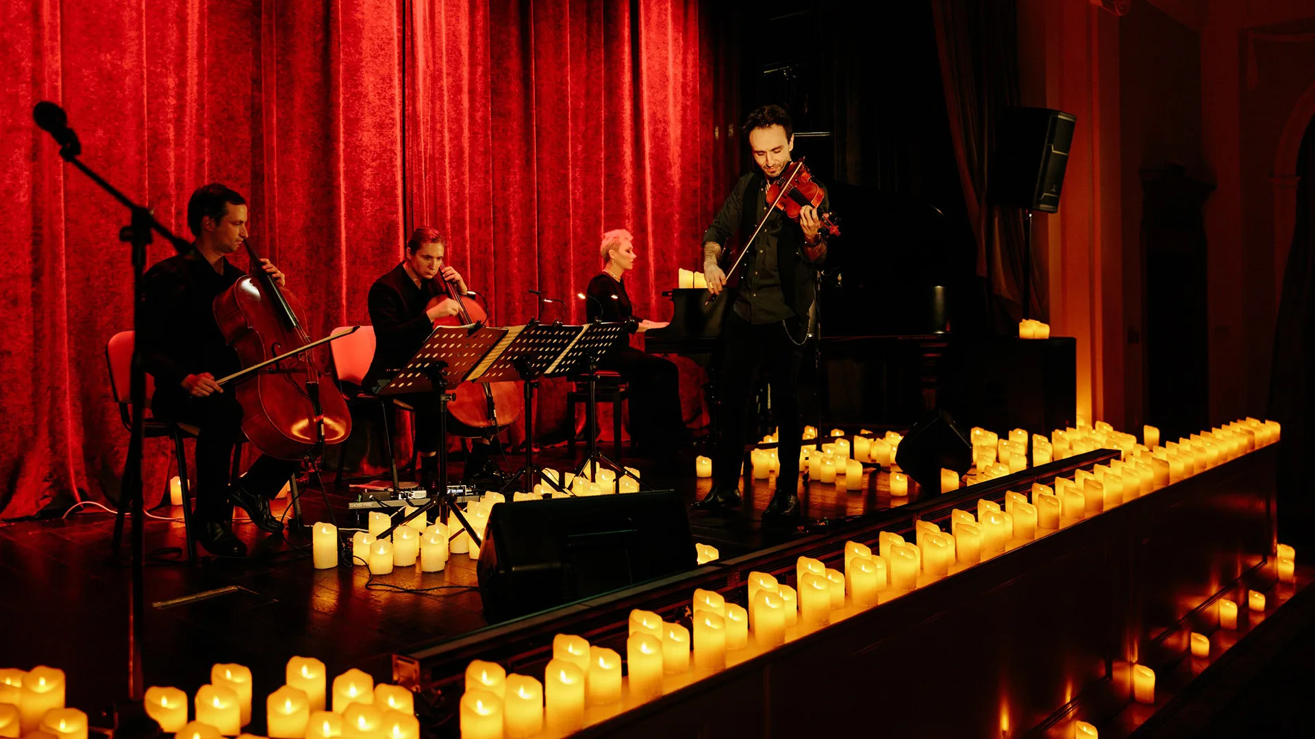 Афиша: Рок-хиты на виолончелях при свечах в Санкт-Петербурге 24 апреля 2026