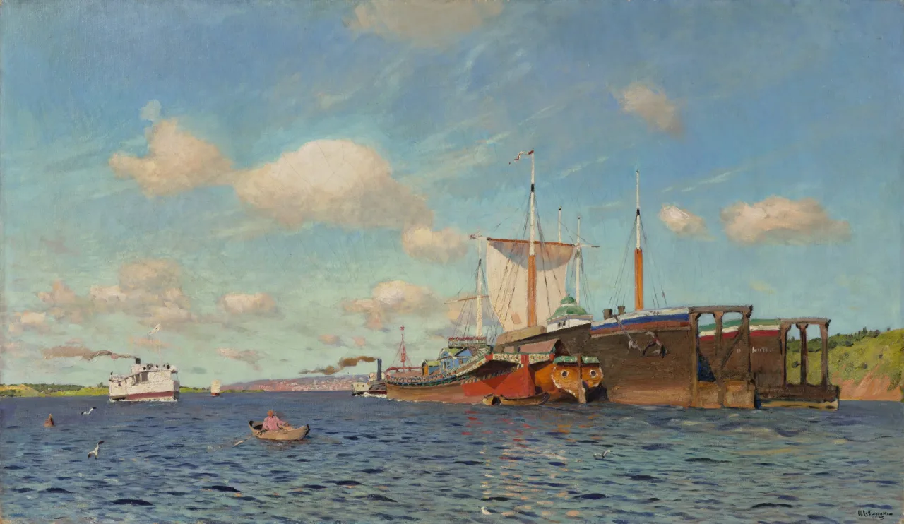 Афиша: Состояние потока. Волга в русском искусстве. Музей Фабрики-кухни в Самаре 30 апреля 2026