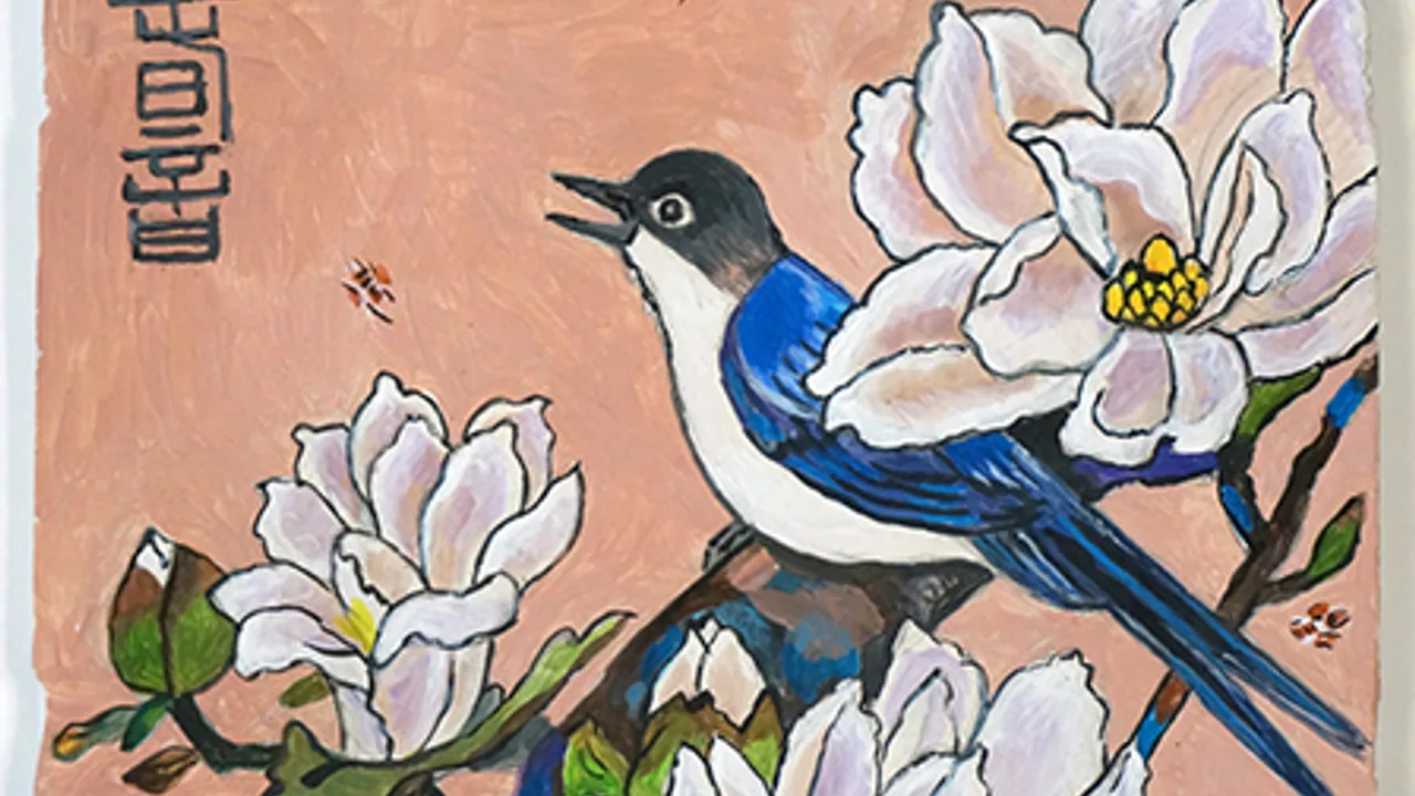 Афиша: Цветы и птицы. Роспись гипсового панно в китайском стиле. Мастер-класс в Волгограде 23 июля 2026
