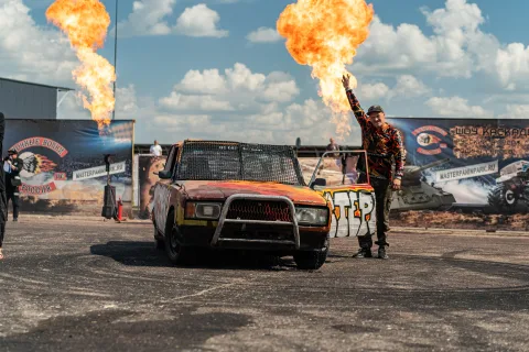 Афиша: Шоу каскадёров мастера Панина «Русский форсаж» в Ярославле 19 июня 2026