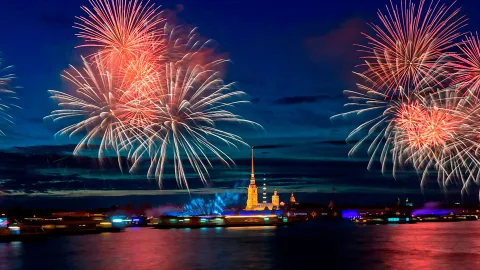 Афиша: Салют с борта теплохода в Санкт-Петербурге 9 мая 2026