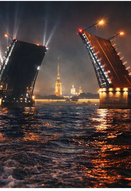 Афиша: Под разведенными мостами в Санкт-Петербурге 8 сентября 2026