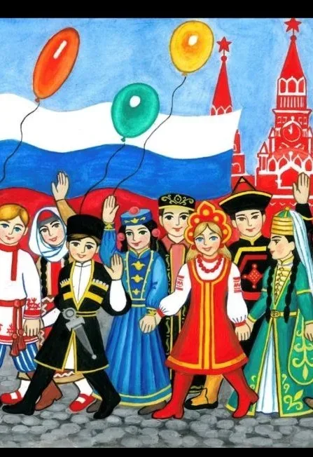 Афиша: У нас единая страна, у нас единая семья. Выставка рисунков в Махачкале 2 сентября 2026